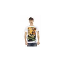 Short Sleeve T-shirt with Front Print XL Men