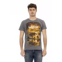 Short Sleeve T-shirt with Front Print 2XL Men