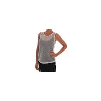 DOLCE & GABBANA Transparent Net Tank Top 40 IT Women