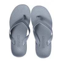 ARCHLINE Orthotic Flip Flops Thongs Arch Support Shoes Footwear - Grey - EUR 37