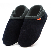 ARCHLINE Orthotic Slippers CLOSED Arch Scuffs Orthopedic Moccasins Shoes - Charcoal Marle - EUR 35