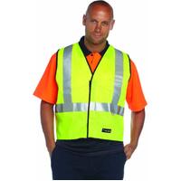 HUSKI Hi Vis Patrol Vest 3M Reflective Tape Safety Workwear High Visibility - Yellow - L