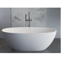 Medium Size Oval Shaped Cast stone - Solid Surface Bath 1600mm Length