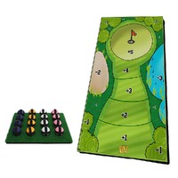 Casual Indoor Golf Putting Practice Set Golf Party Game Mats