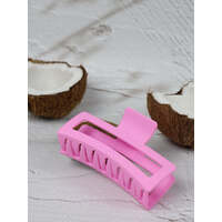 Claw Clip - Jumbo Elongated Rectangle - Pink