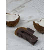 Claw Clip - Medium Elongated Rectangle - Chocolate