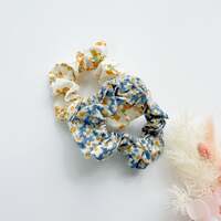 MANGO JELLY Scrunchies 2P - Summer flowers