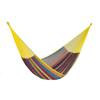 Mayan Legacy King Size Cotton Mexican Hammock in Confeti Colour