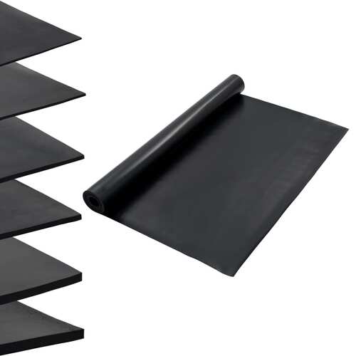 Floor Mat Anti-Slip Rubber 1.2x5 m 2 mm Smooth