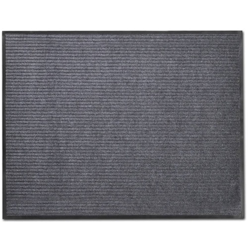 Grey PVC Door Mat 120 x 180 cm 