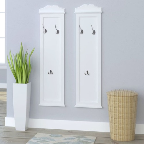 Coat Racks 2 pcs White