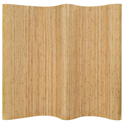 Room Divider Bamboo 250x165 cm Natural