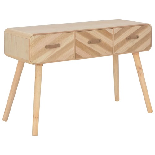 Console Table 100x35x68 cm Solid Wood