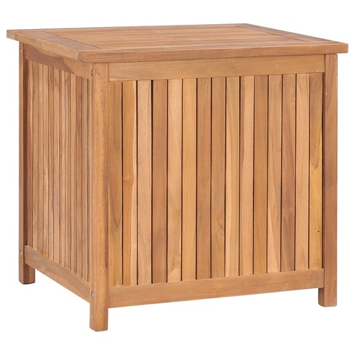 Garden Storage Box 60x50x58 cm Solid Teak Wood