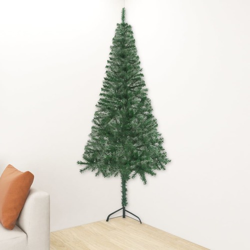 Corner Artificial Christmas Tree Green 240 cm PVC