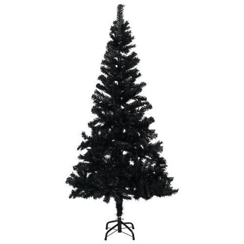 Artificial Christmas Tree with Stand Black 120 cm PVC