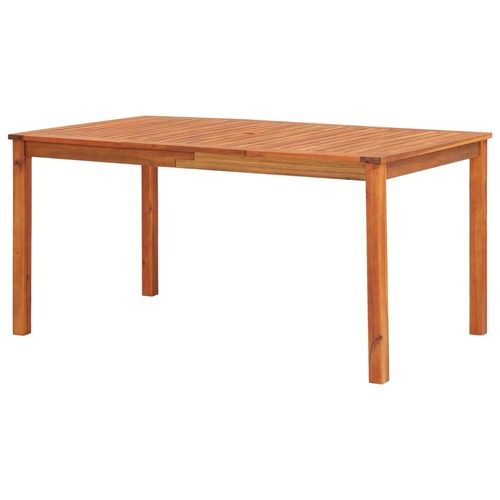 Garden Table 150x90x74 cm Solid Acacia Wood