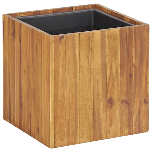 Garden Raised Bed Pot 33.5x33.5x33.5 cm Solid Acacia Wood