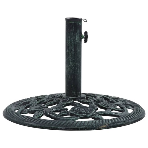 Umbrella Base Green 9 kg 40 cm Cast Iron