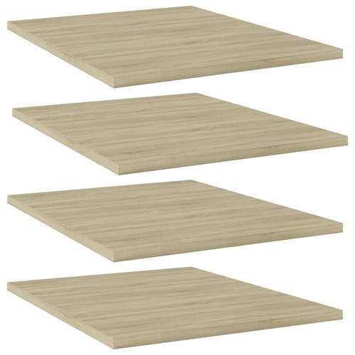 Bookshelf Boards 4 pcs Sonoma Oak 40x50x1.5 cm Chipboard