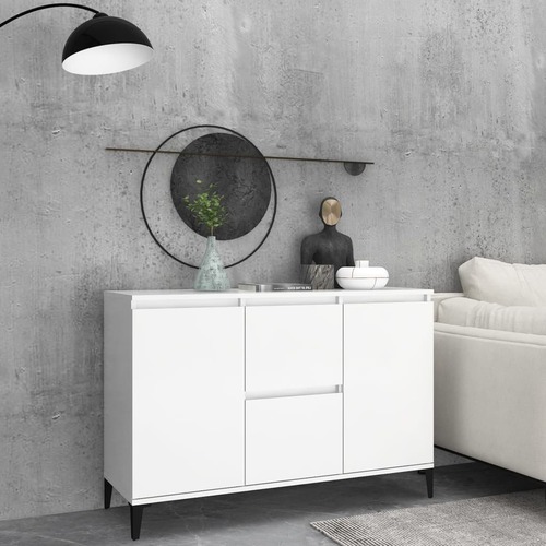 Sideboard White 104x35x70 cm Chipboard