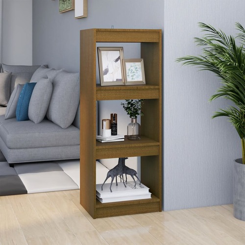 Book Cabinet/Room Divider Honey Brown 40x30x103.5 cm Pinewood