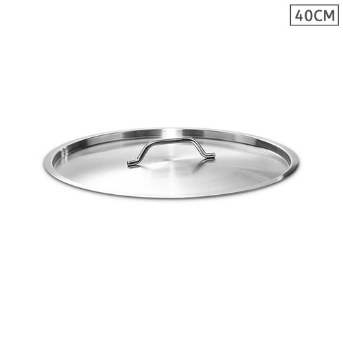 SOGA 40cm Top Grade Stockpot Lid Stainless Steel Stock pot Cover