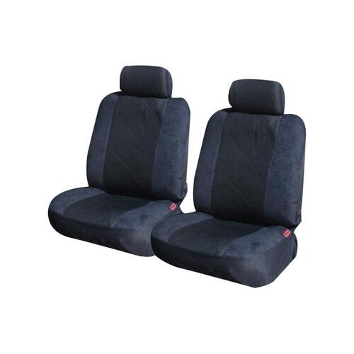 Prestige Suede Rear Seat Covers - Universal Size 06/08H Grey