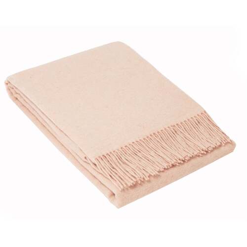 Oxford Throw - Merino Wool Blend - Blush