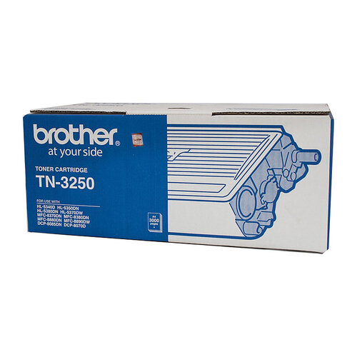 Brother TN-3250 Mono Laser Toner - Standard, HL-5340D/5350DN/5370DW/5380DN, MFC-8370DN/8890DW/8880DN- up to 3000 pages