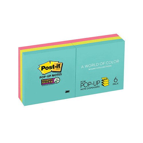 POST-IT P/U R330-6SSMIA 73X73 Pack of 6