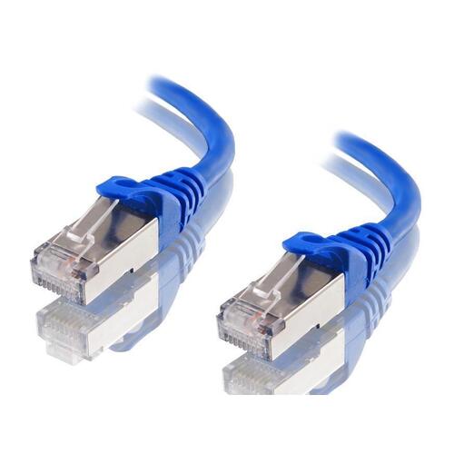 ASTROTEK CAT6A Shielded Ethernet Cable 2m Blue Color 10GbE RJ45 Network LAN Patch Lead S/FTP LSZH Cord 26AWG