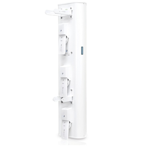 UBIQUITI 5GHz airPrism Sector, 3x Sector Antennas in One - 3 x 30°= 90° High Density Coverage - All mounting accessories and brackets included