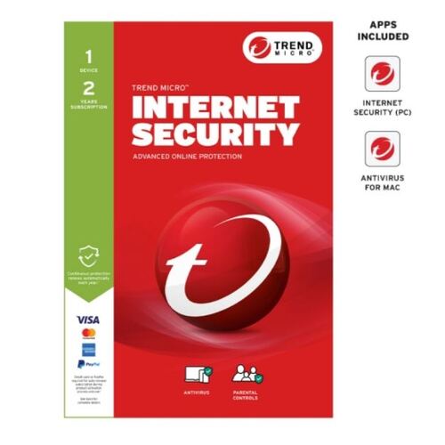 TREND MICRO Micro Internet Security (1 Device) 2Yr Retail Mini Box Auto Renew