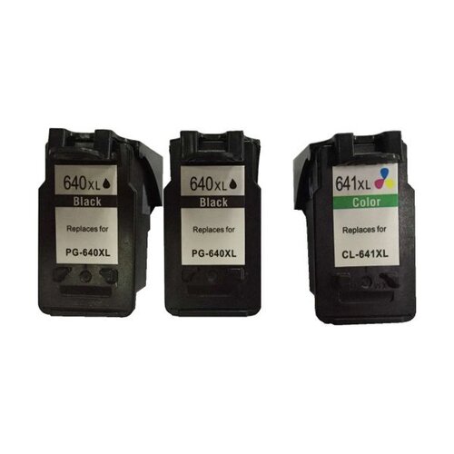 Remanufactured Value Pack 2 x PG640XL Black & 1 x CL641XL Colour