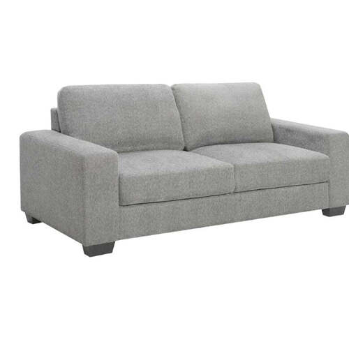 Morgan 3 Seater Fabric Sofa Light Grey