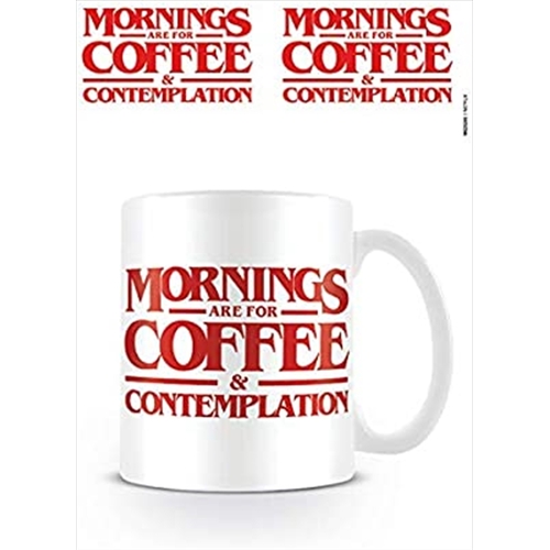 Stranger Things - Coffee And Contemplation mug