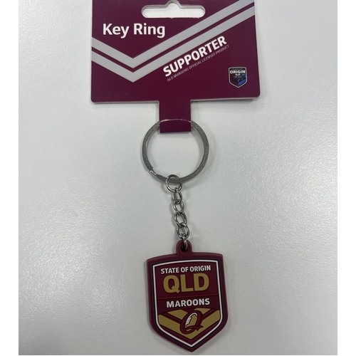 QLD Rubber Keyring