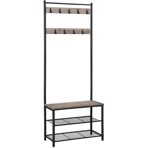 VASAGLE Coat Rack Stand 175cm Greige HSR41MB