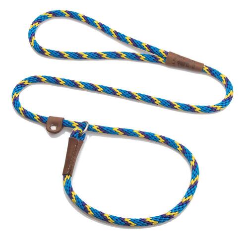 Mendota British Style Slip Leash - Length 1/2in x 6ft(13mm x 1.8m) - Tricolour Sunset