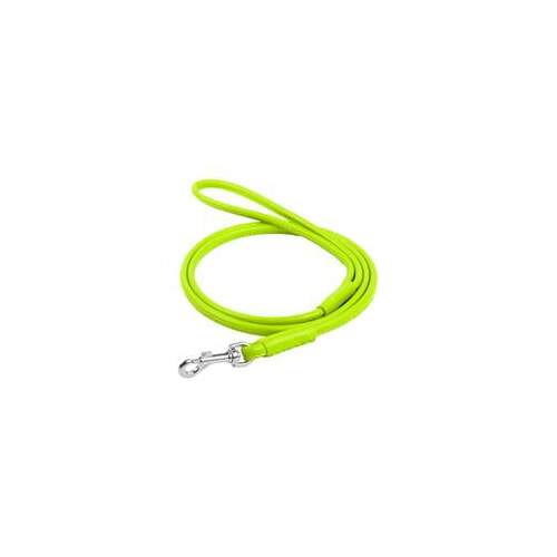 Waudog Leather Round Clip Leash W13MM- L183CM GREEN