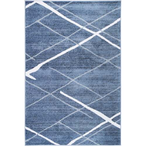 Windjana Abstract Stripe Blue Rug 80x150cm