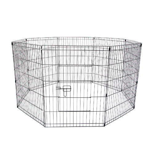 Paw Mate Pet Playpen 8 Panel 30in Foldable Dog Exercise Enclosure Fence Cage