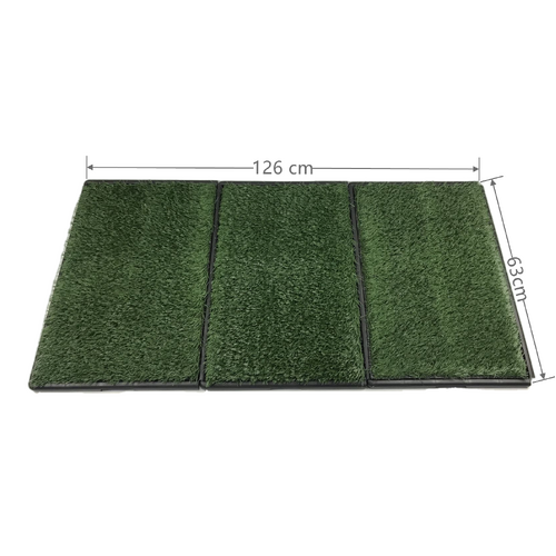 YES4PETS Indoor Dog Puppy Toilet Grass Potty Training Mat Loo Pad 126 x 63 cm