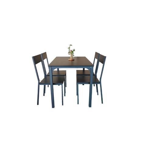 YES4HOMES 5 Piece Kitchen Dining Room Table and Chairs Set Furniture