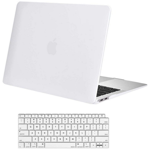 MacBook Air 13 Inch Case 2020 2019 2018, A1932, A2179, A2337 Shell Case Keyboard Cover Clear