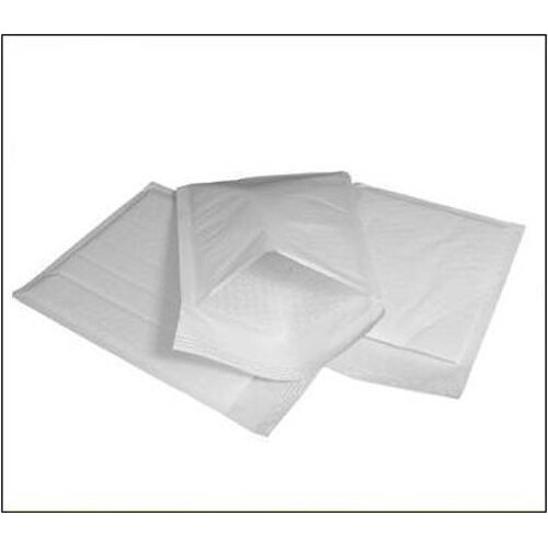 50 Piece Pack - 28 x 23cm White Bubble Padded Envelope Bag Post Courier Mailer Shipping Safe Fragile Self Seal