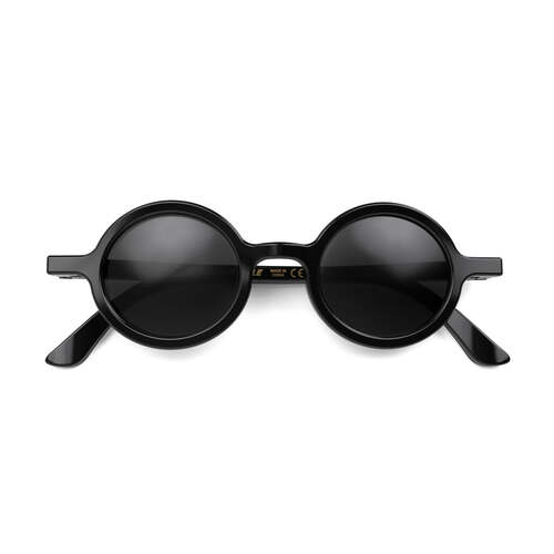 London Mole Moley Sunglasses Gloss Black / Black