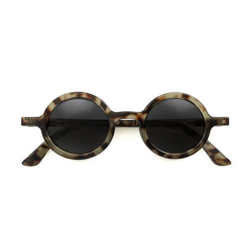 London Mole Moley Sunglasses Gloss Grey Tortoise Shell / Black