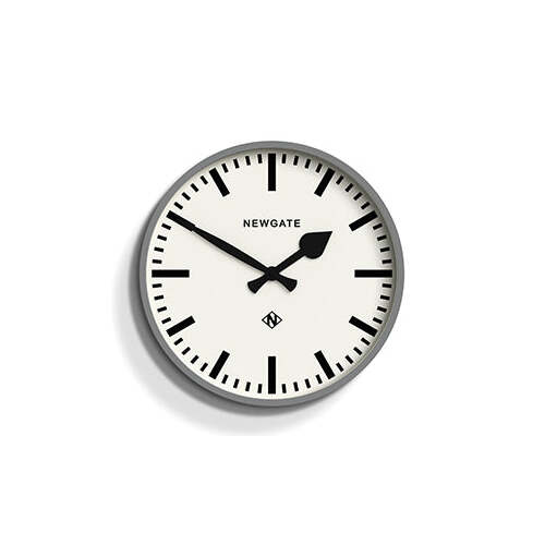 Newgate Railway Clock Grey